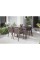Стол Tilia Osaka 90x150 см ножки пластиковые венге