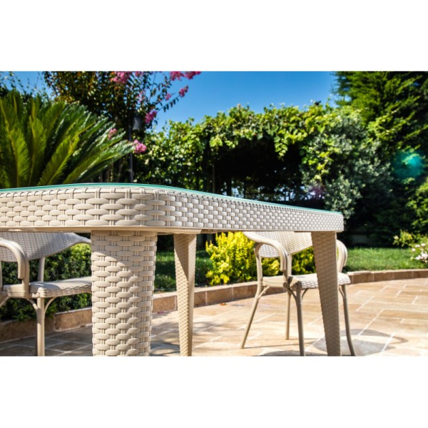Стол Tilia Osaka 90x150 см ножки пластиковые венге