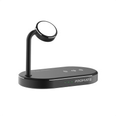 Беспроводная зарядная станция Promate WavePower Black (wavepower.black)