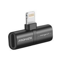 Адаптер Promate iHinge-LT Lightning to 2хLightning Black (ihinge-lt.black)