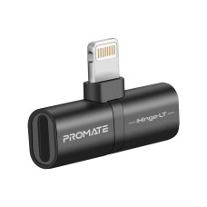 Адаптер Promate iHinge-LT Lightning to 2хLightning Black (ihinge-lt.black)