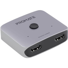 Свитч двунаправленный Promate Switch-HDMI 4K 60Hz Silver (switch-hdmi.silver)