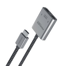 Сплиттер Promate MediaSplit-H2 HDMI to 2xHDMI Black (mediasplit-h2.black)