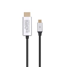 Кабель Promate HDLink-60H USB-C to HDMI 4K 60 Hz 1.8 м Grey (hdlink-60h.grey)