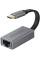 Перехідник Promate GigaLink-C USB Type-C/Ethernet 1Гбіт/с Grey (gigalink-c.grey)
