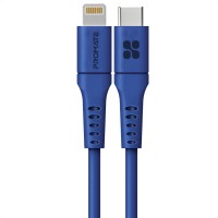 Кабель Promate PowerLink-200 USB-C to Lightning 3А 2 м Blue (powerlink-200.blue)