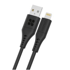 Кабель Promate PowerLink-Ai200 USB to Lightning 2.4А 2 м Black (powerlink-ai200.black)