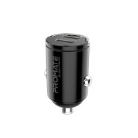 Автомобильное зарядное устройство Promate Bullet-PD40 W 2xUSB-C Black (bullet-pd40.black)
