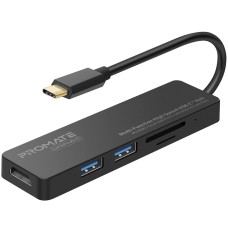 USB Type-C Хаб Promate LinkHub-C (linkhub-c.grey)