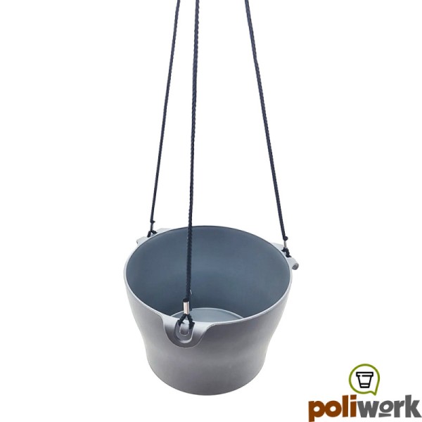 Горщик для квітів Gardenya Makreme 4,7 л сіро-коричневий