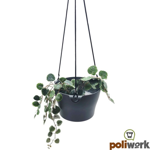 Горщик для квітів Gardenya Makreme 4,7 л сіро-коричневий