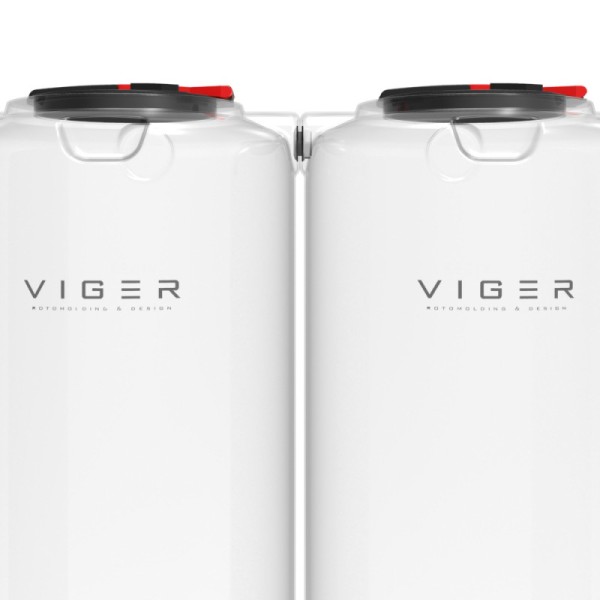 Емкость-модуль 3000 л узкая вертикальная белая Viger