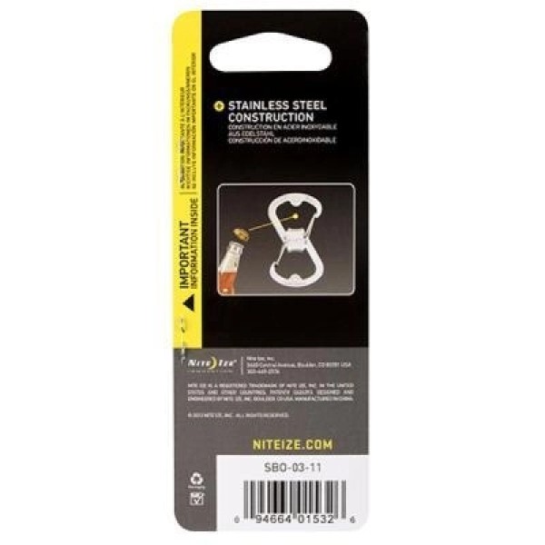 Карабин туристический Nite ize Carb SS Opener NI812 Steel