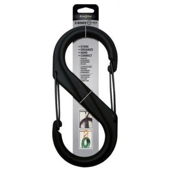 Карабин туристический Nite ize Plastic Carb S Biner Size 10 NI796 Black
