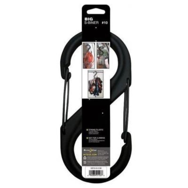 Карабин туристический Nite ize Plastic Carb S Biner Size 10 NI796 Black