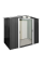 Сарай металлический ECO 202x122x181 см серый с белым
