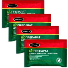 Упаковка біопрепарату-деструктора Doktor Hartmut для вигрібних ям і септиків 75 г х 4 шт.