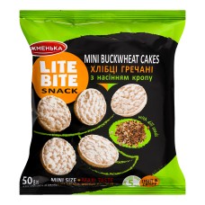 Хлібці гречані з насінням кропу LiteBite Жменька 50 г