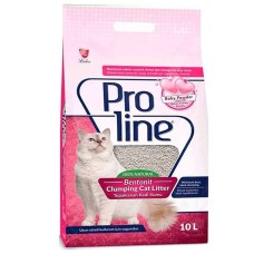 Бентонитовый наполнитель для кошек Baby Powder ProLine 10 л