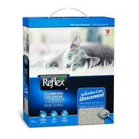 Бентонитовый наполнитель для чувствительных кошек Без запаха Reflex 10 л