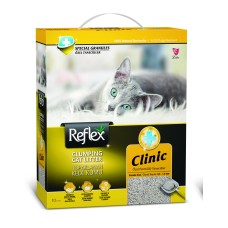 Бентонитовый наполнитель для кошек свежий аромат CLINIC Reflex 10 л