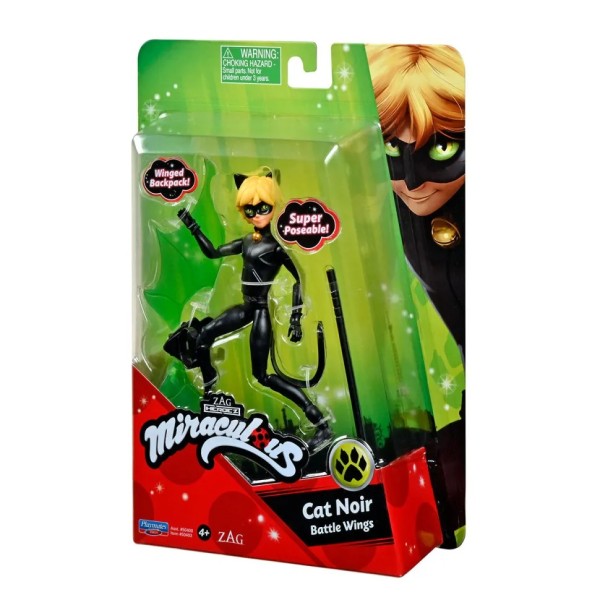 Лялька-хлопчик "Леді Баг і Супер-Кіт" Супер-Кіт Miraculous 50403, 13 см з аксесуарами