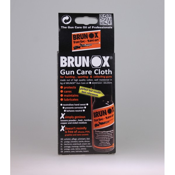 Brunox Gun Care серветки для догляду за зброєю 5шт в коробці