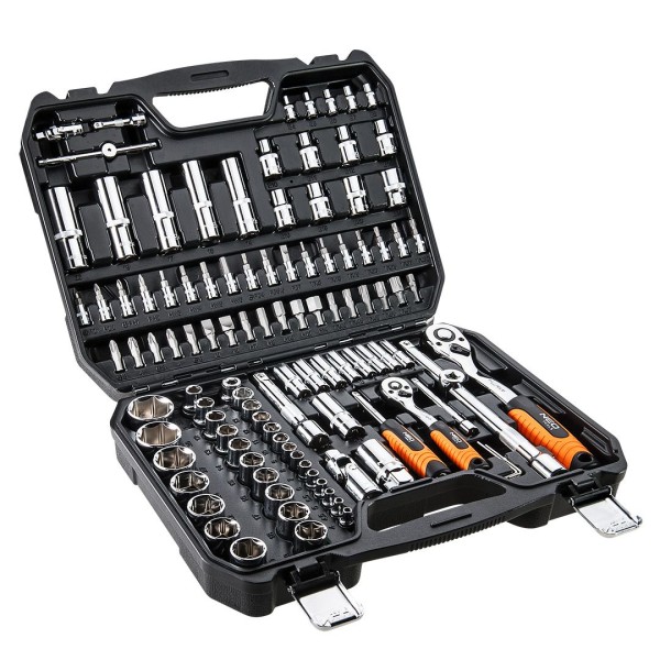 Головки змінні 110 шт., 1, 4, 1/2 CrV NEO TOOLS