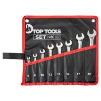Ключи гайкові комбіновані 6-19 мм, набір 8 шт. TOP TOOLS