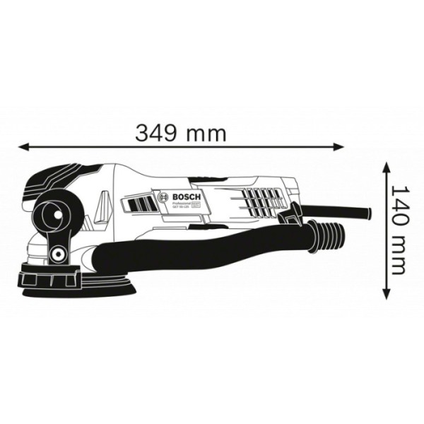 Ексцентрикова шліфмашина Bosch GET 55-125 Professional
