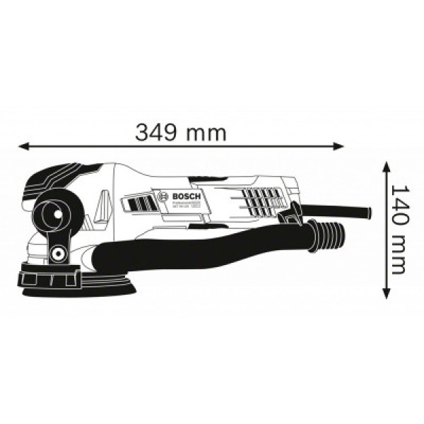Ексцентрикова шліфмашина Bosch GET 55-125 Professional