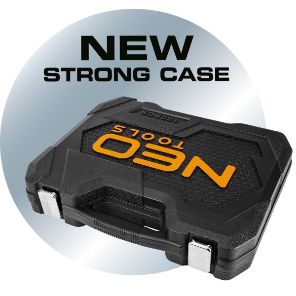 Набір змінних головок 1/2, 20 шт. CrV NEO TOOLS