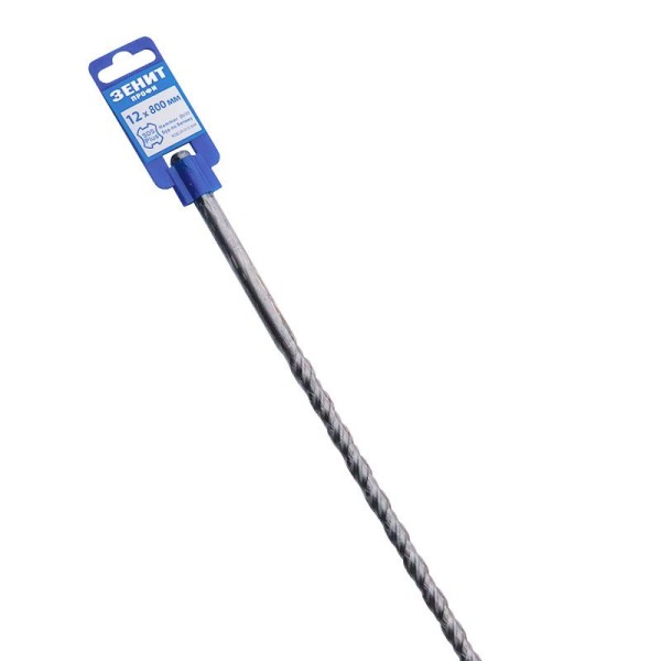 Бур SDS-Plus 12×800 мм, спираль 4S Зенит Профи