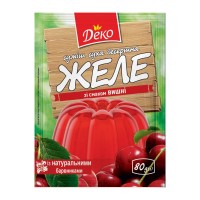 Желе со вкусом вишни Деко 80 г
