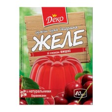 Желе со вкусом вишни Деко 80 г
