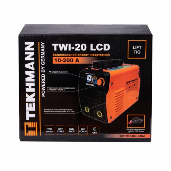 Сварочный аппарат инверторный TWI-20 LCD