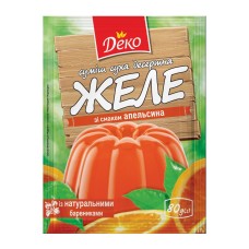 Желе со вкусом апельсина Деко 80 г
