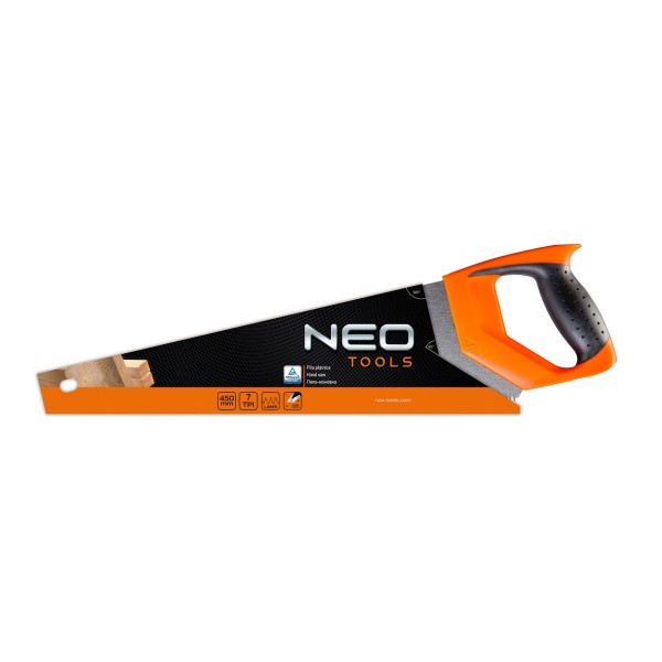 Пилка по дереву, 450 мм, 7TPI NEO TOOLS