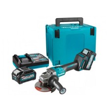 Аккумуляторная угловая шлифмашина Makita GA008GM201, 2 акб 4 Ah, з/у, кейс