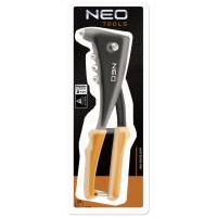 Заклепочник для заклепок сталевих і алюмінієвих 2.4, 3.2, 4.0, 4.8 мм NEO TOOLS