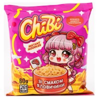 Вермишель быстрого приготовления со вкусом говядины ChiBi 60 г