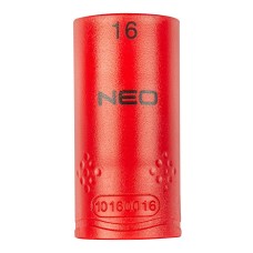 Головка сменная 6-гранная 1/2, 16 мм 1000V NEO TOOLS