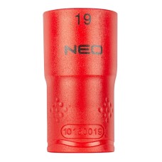 Головка сменная 6-гранная 1/2, 19 мм 1000V NEO TOOLS