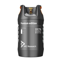 Композитний газовий балон HPCR 24,5 л (Чехія, під український редуктор) з відсікачем