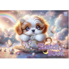 Альбом для малювання PB-GB-020-8515-3 склеювання 20 аркушів