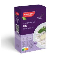 Рис круглозернистий Жменька в пакетиках для варіння 4 шт х 100 г