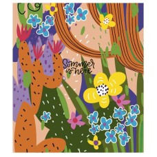 Зошит загальний «Summer is Here» 080-3225K-3 у клітинку, 80 аркушів