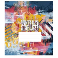 Тетрадь общая "Dont Give Up" 048-3314K-5 в клетку, 48 листов