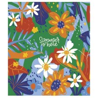 Зошит загальний «Summer is Here» 080-3225K-2 у клітинку, 80 аркушів