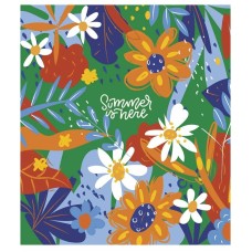 Зошит загальний «Summer is Here» 080-3225K-2 у клітинку, 80 аркушів